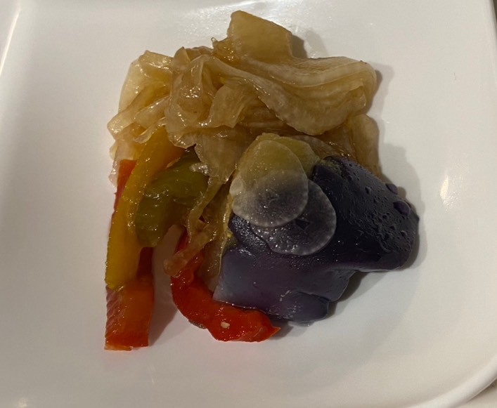 揚げなすとパプリカの和風マリネ